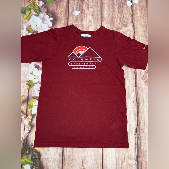 Columbia Maroon Short Sleeve Tee - Picture 1 of 3